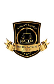 National Academy of Criminal Defense Attorneys, Top Ten Ranking 2016